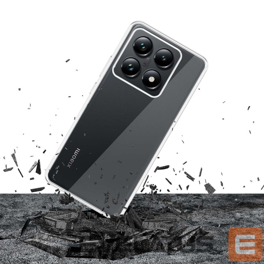 Back panel cover 3MK 3mk Clear Case for Xiaomi 14T Pro - transparent
