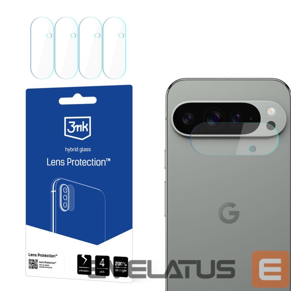 Protective glass 3MK Hybrid Glass for Camera Lens 3mk Lens Protection for Google Pixel 9