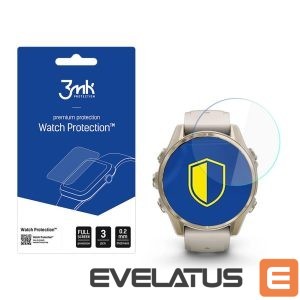 Protective glass 3MK  Hybrid Glass 3mk Watch Protection FlexibleGlass for Garmin Fenix ​​8 Amoled 43mm 