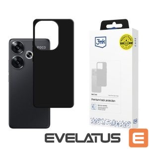 Back panel cover 3MK  3mk Matt Case for Xiaomi Poco F6 - black 
