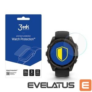 Protective glass 3MK  Hybrid Glass 3mk Watch Protection FlexibleGlass for Garmin Fenix ​​8 Solar/Sapphire 47mm 