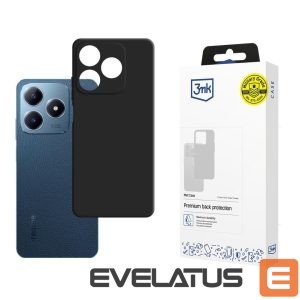 Back panel cover 3MK  3mk Matt Case for Realme C63 - black 