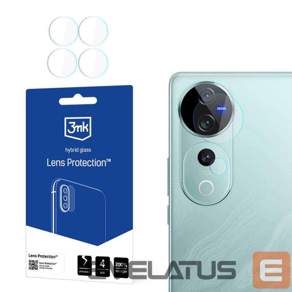Protective glass 3MK 3mk Lens Protection Hybrid Glass for the Camera Lens on Vivo V40