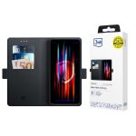 Back panel cover 3MK  3mk Wallet Case for Xiaomi Redmi Note 13 Pro 4G - black 