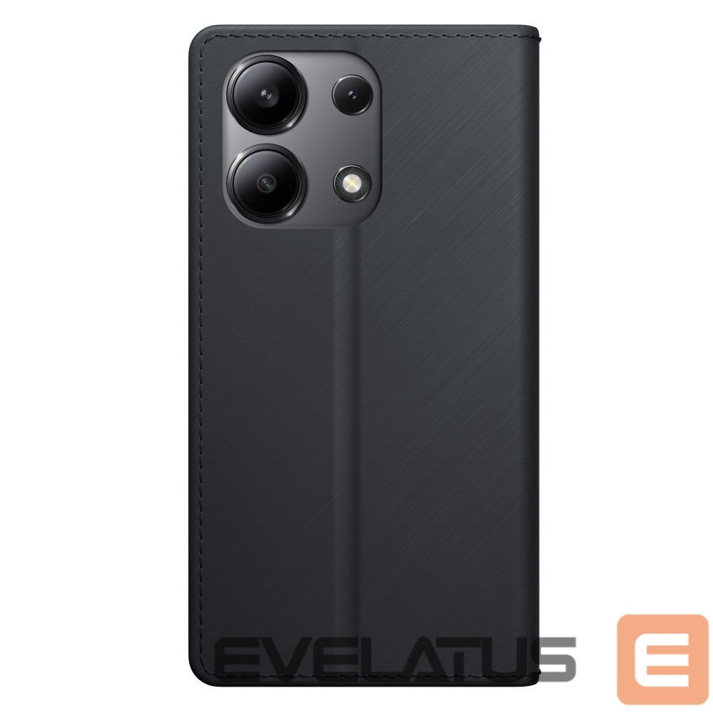 Back panel cover 3MK 3mk Wallet Case for Xiaomi Redmi Note 13 Pro 4G - black
