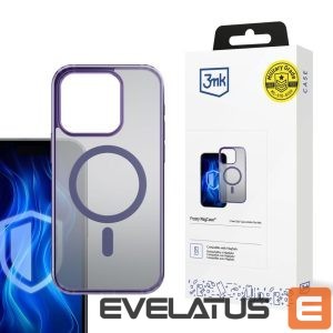 Back panel cover 3MK  3mk Frosty MagCase Purple Case for Apple iPhone 13 Pro Max - purple 