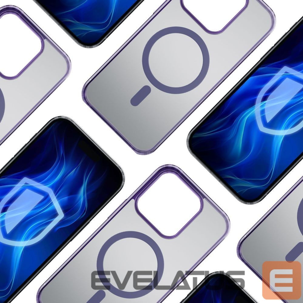 Back panel cover 3MK 3mk Frosty MagCase Purple Case for Apple iPhone 13 Pro Max - purple