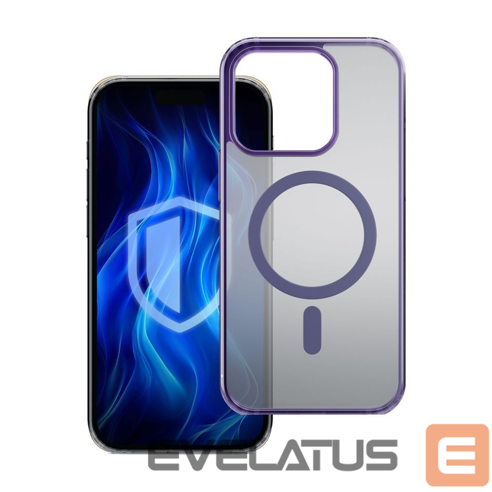 Back panel cover 3MK 3mk Frosty MagCase Purple Case for Apple iPhone 13 Pro Max - purple