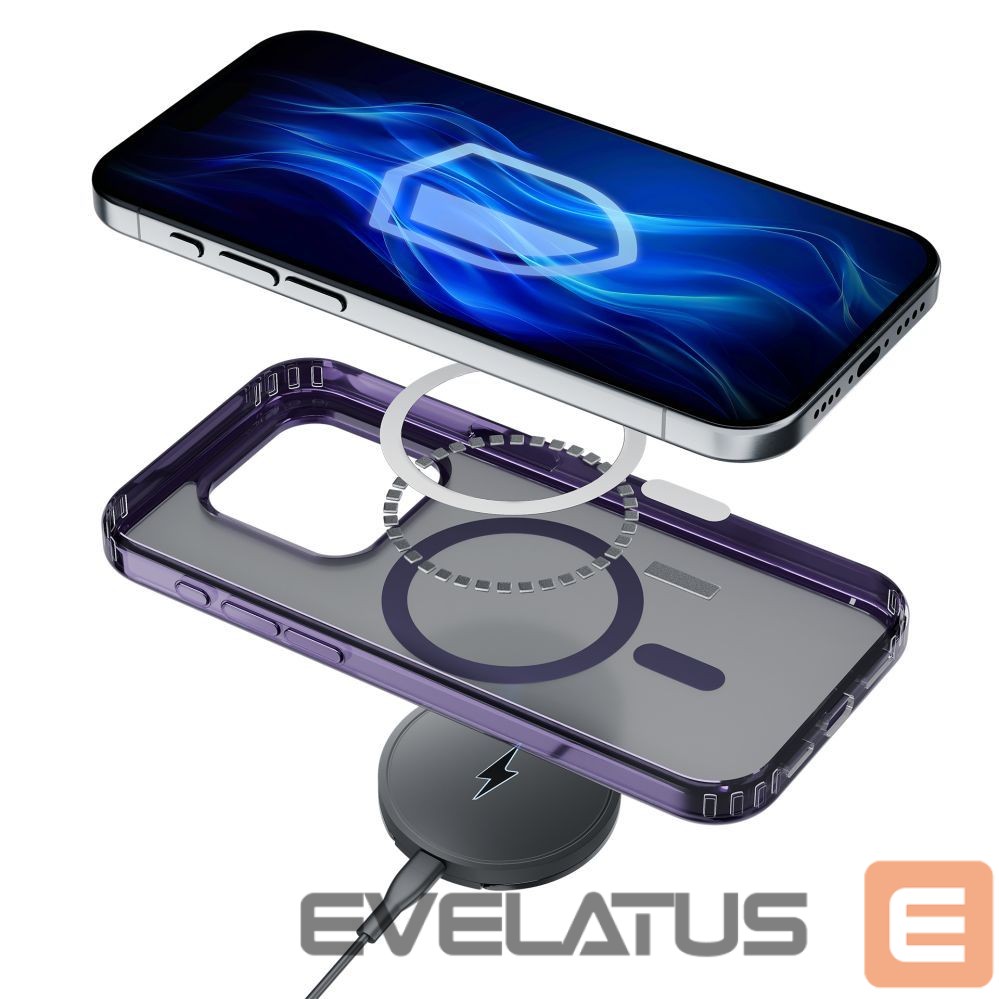 Back panel cover 3MK 3mk Frosty MagCase Purple Case for Apple iPhone 13 Pro Max - purple