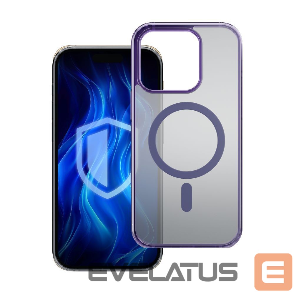 Back panel cover 3MK 3mk Frosty MagCase Purple Case for Apple iPhone 13 Pro Max - purple