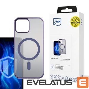 Back panel cover 3MK  3mk Frosty MagCase purple for Apple iPhone 15 Plus - purple 