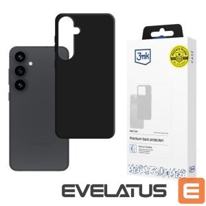 Back panel cover 3MK  3mk Matt Case for Samsung Galaxy S25 - Black 