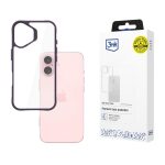 Back panel cover 3MK  3mk Satin Armor Case+ Purple for Apple iPhone 16 - transparent 