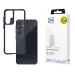 Back panel cover 3MK  3mk Satin Armor Case+ Purple for Samsung Galaxy A55 5G - transparent 