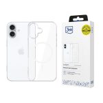 Back panel cover 3MK  3mk Clear MagCase for Apple iPhone 16 - transparent 