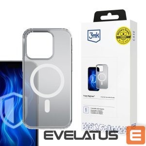 Back panel cover 3MK  3mk Frosty MagCase White for Apple iPhone 16 Pro - white 
