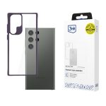 Back panel cover 3MK  3mk Satin Armor Case+ Purple for Samsung Galaxy S24 Ultra - Transparent 