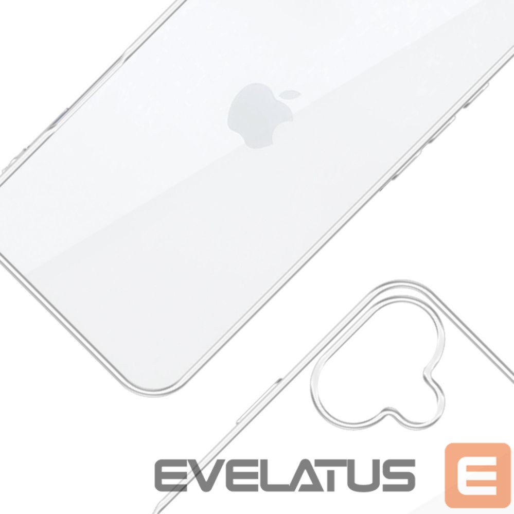 Back panel cover 3MK 3mk Clear Case Eco for Apple iPhone 16 plus - transparent