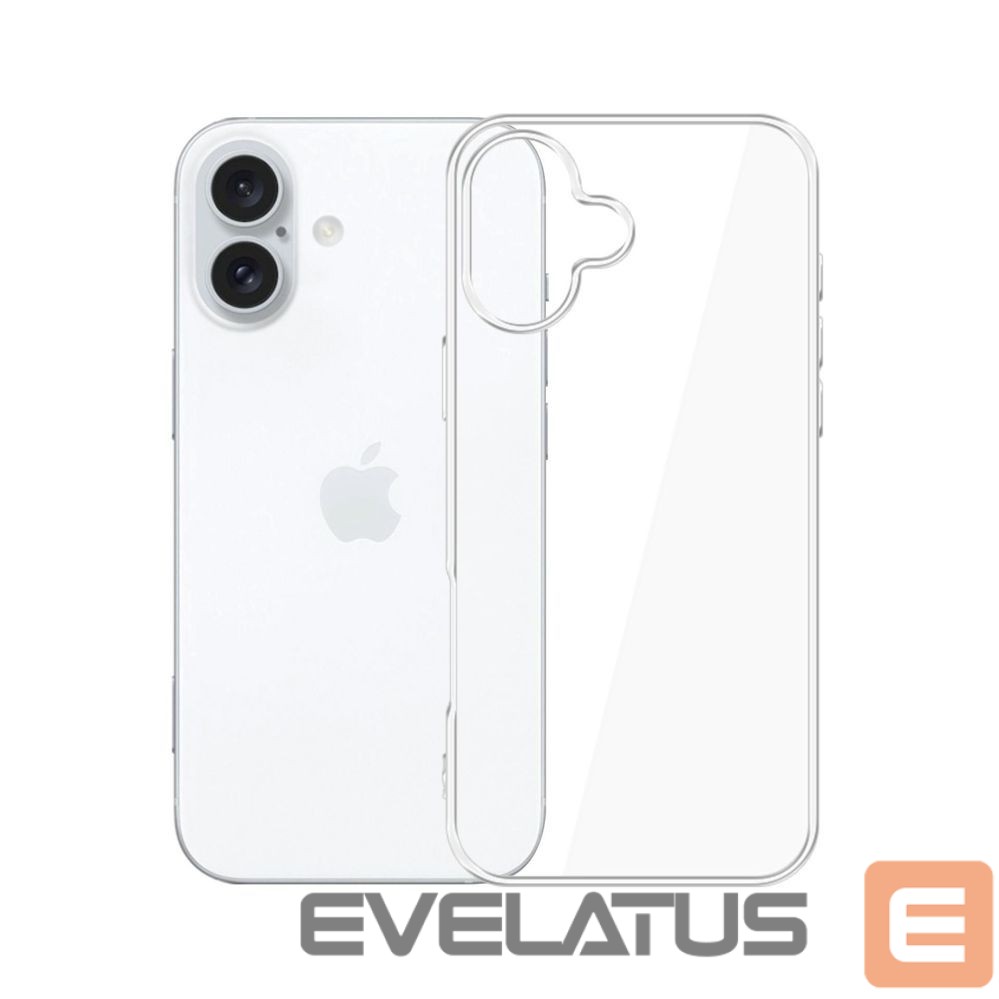 Back panel cover 3MK 3mk Clear Case Eco for Apple iPhone 16 plus - transparent