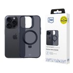 Back panel cover 3MK  3mk Smoke Case Mag&Stand for Apple iPhone 14 pro max - black 