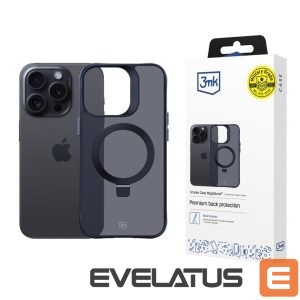 Back panel cover 3MK  3mk Smoke Case Mag&Stand for Apple iPhone 14 pro max - black 