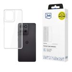 Back panel cover 3MK  3mk Clear Case for Motorola Moto G75 - transparent 