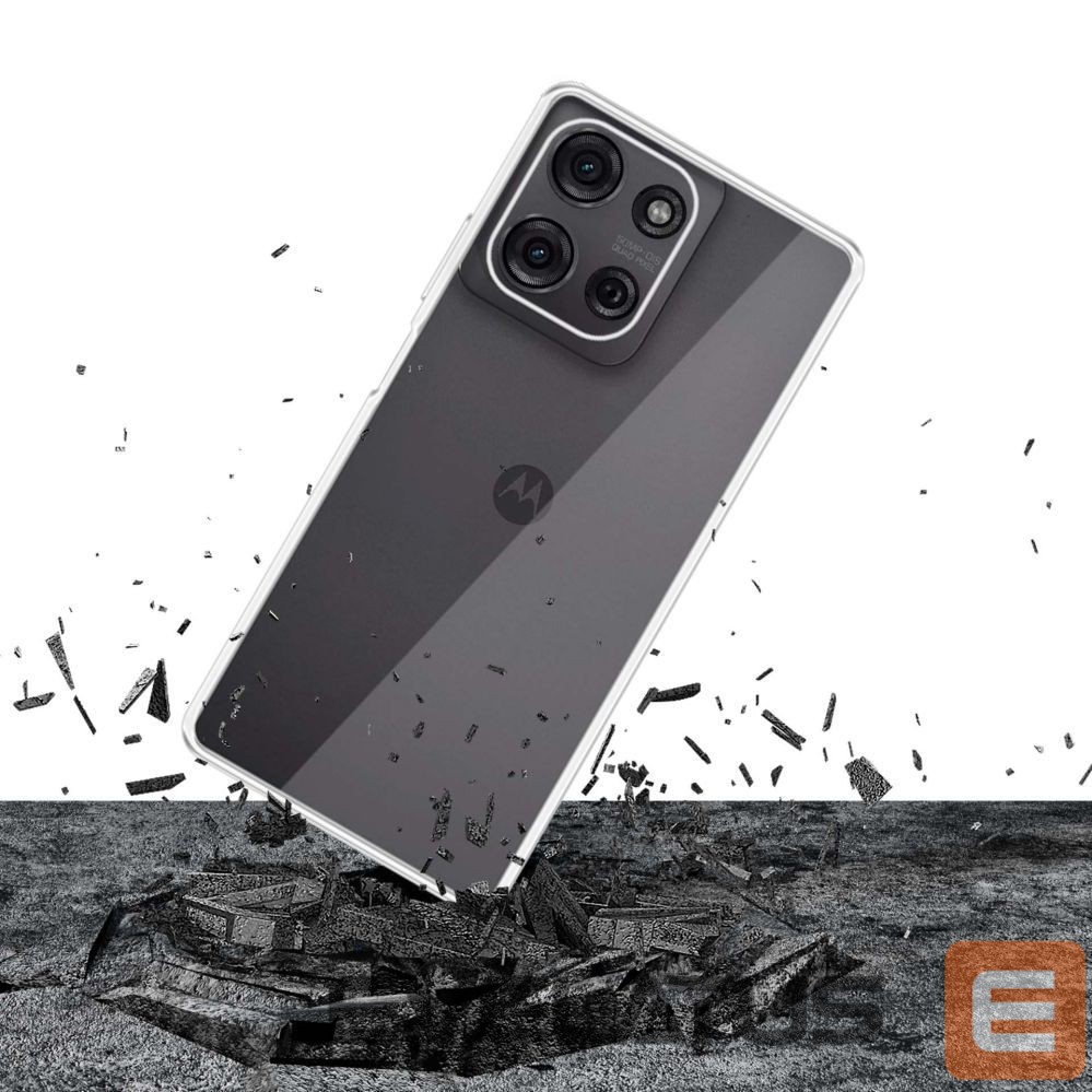 Back panel cover 3MK 3mk Clear Case for Motorola Moto G75 - transparent