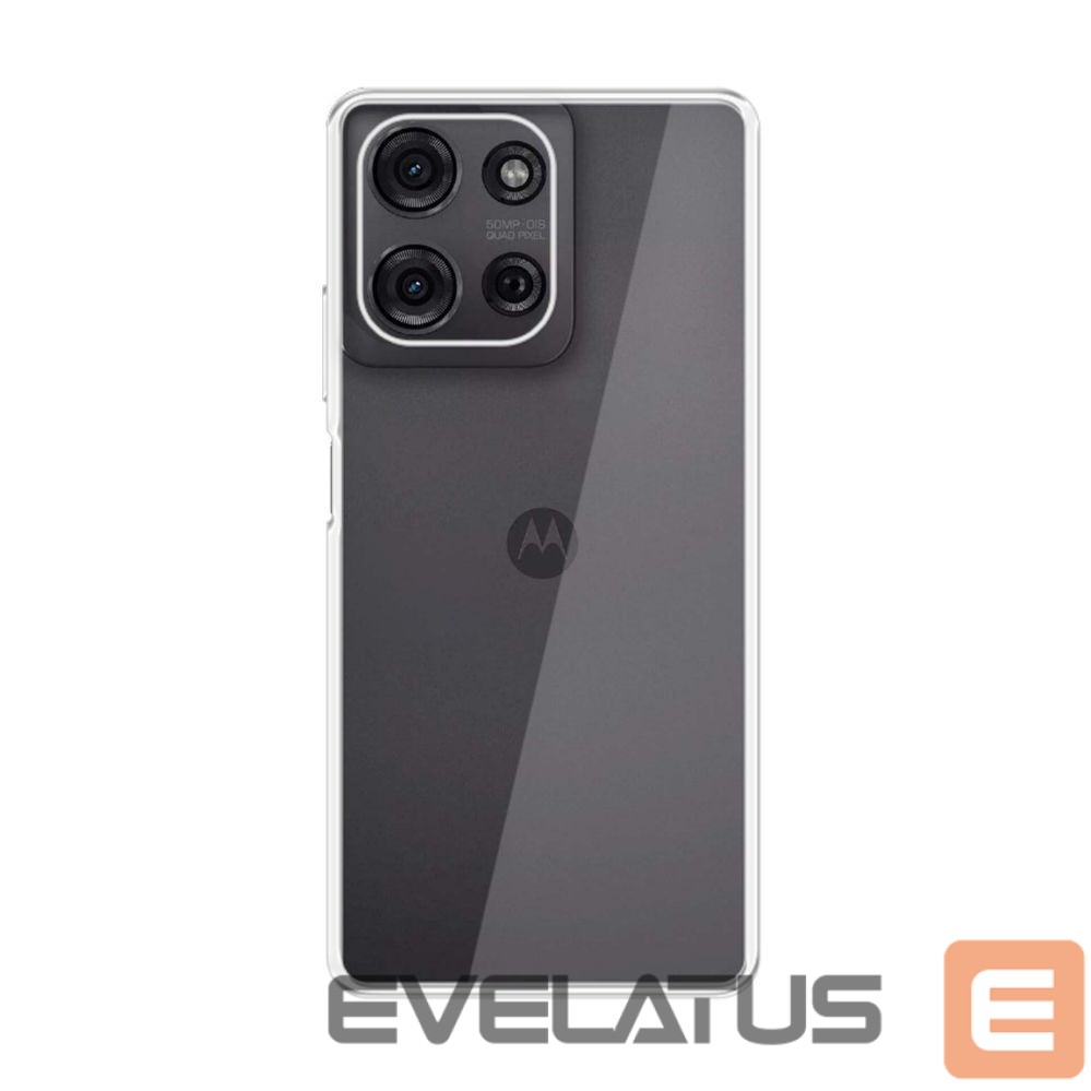 Back panel cover 3MK 3mk Clear Case for Motorola Moto G75 - transparent