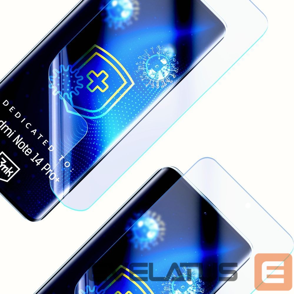 Protective glass 3MK 3mk SilverProtection+ protective film for Xiaomi Redmi Note 14 Pro+