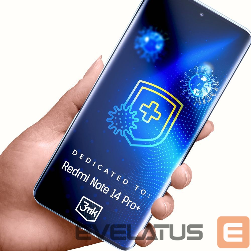 Protective glass 3MK 3mk SilverProtection+ protective film for Xiaomi Redmi Note 14 Pro+
