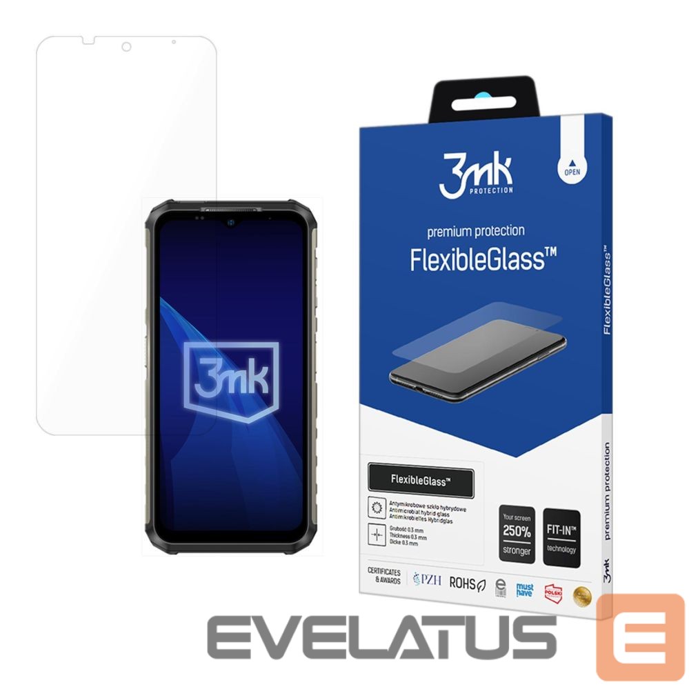 Protective glass 3MK 3mk FlexibleGlass Hybrid Glass for Ulefone Armor 22