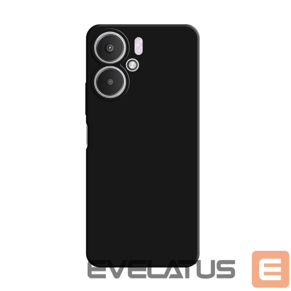 Back panel cover 3MK 3mk Silicone Case for Xiaomi Redmi 13C 5G - black