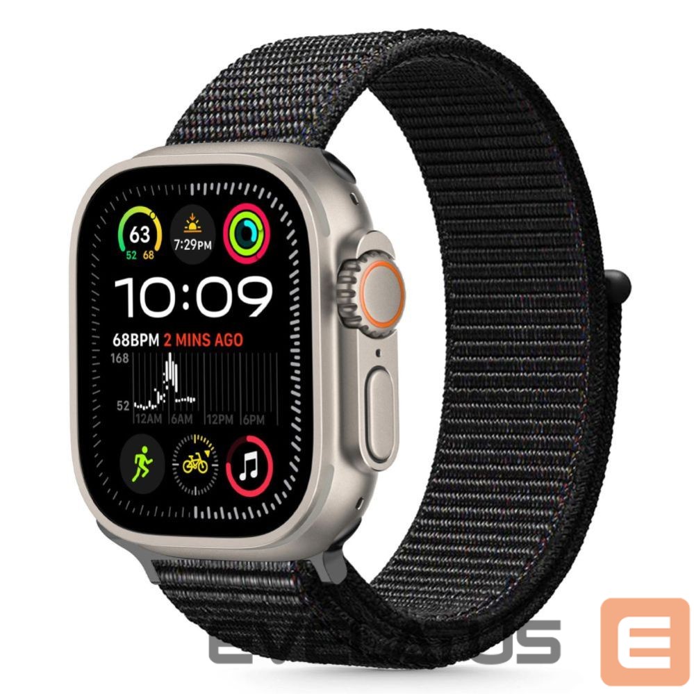 Other Tech-Protect Tech-Protect Nylon Strap for Apple Watch 44 / 45 / 46 / 49 mm - Black