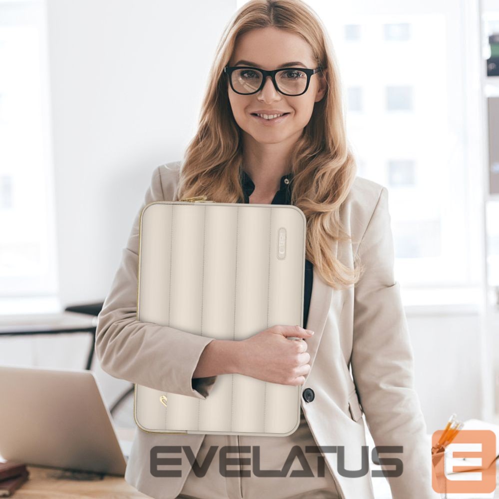 Laptop Bag Tech-Protect Tech-Protect Puffy 13-14 Laptop Bag - Beige