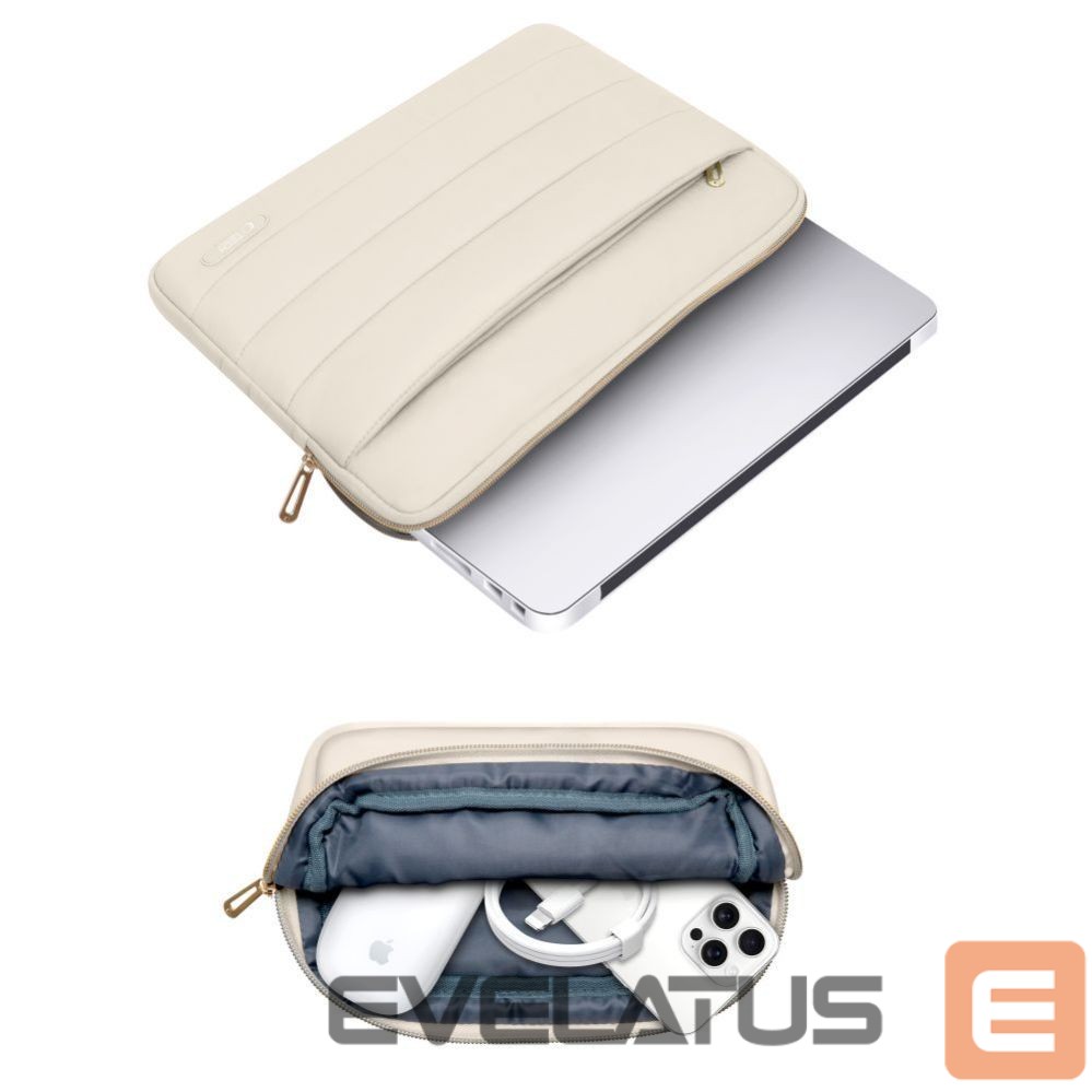 Laptop Bag Tech-Protect Tech-Protect Puffy 13-14 Laptop Bag - Beige