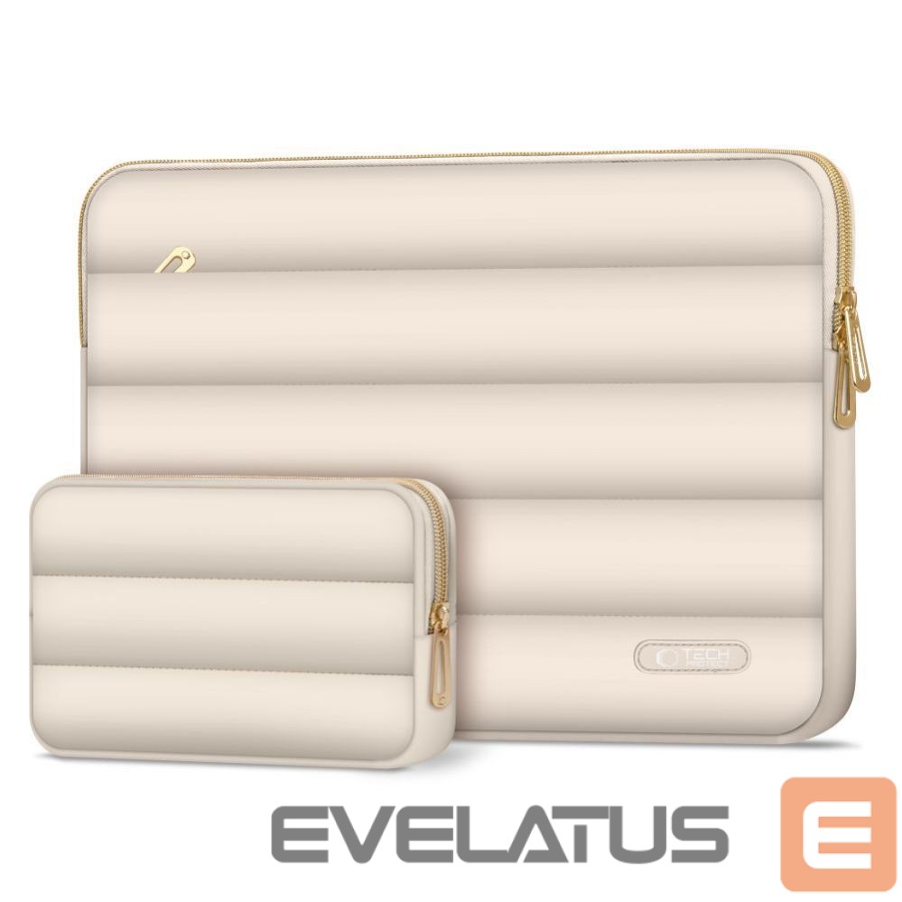 Laptop Bag Tech-Protect Tech-Protect Puffy 13-14 Laptop Bag - Beige