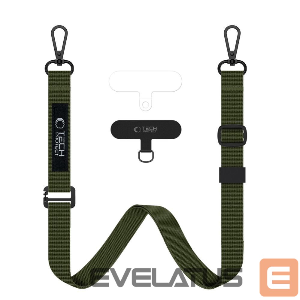 Other Tech-Protect Tech-Protect C65 Rope Crossbody Leash - Olive