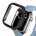 Back panel cover Tech-Protect  Tech-Protect Defense360 Case for Apple Watch 46mm - Black - Orange 