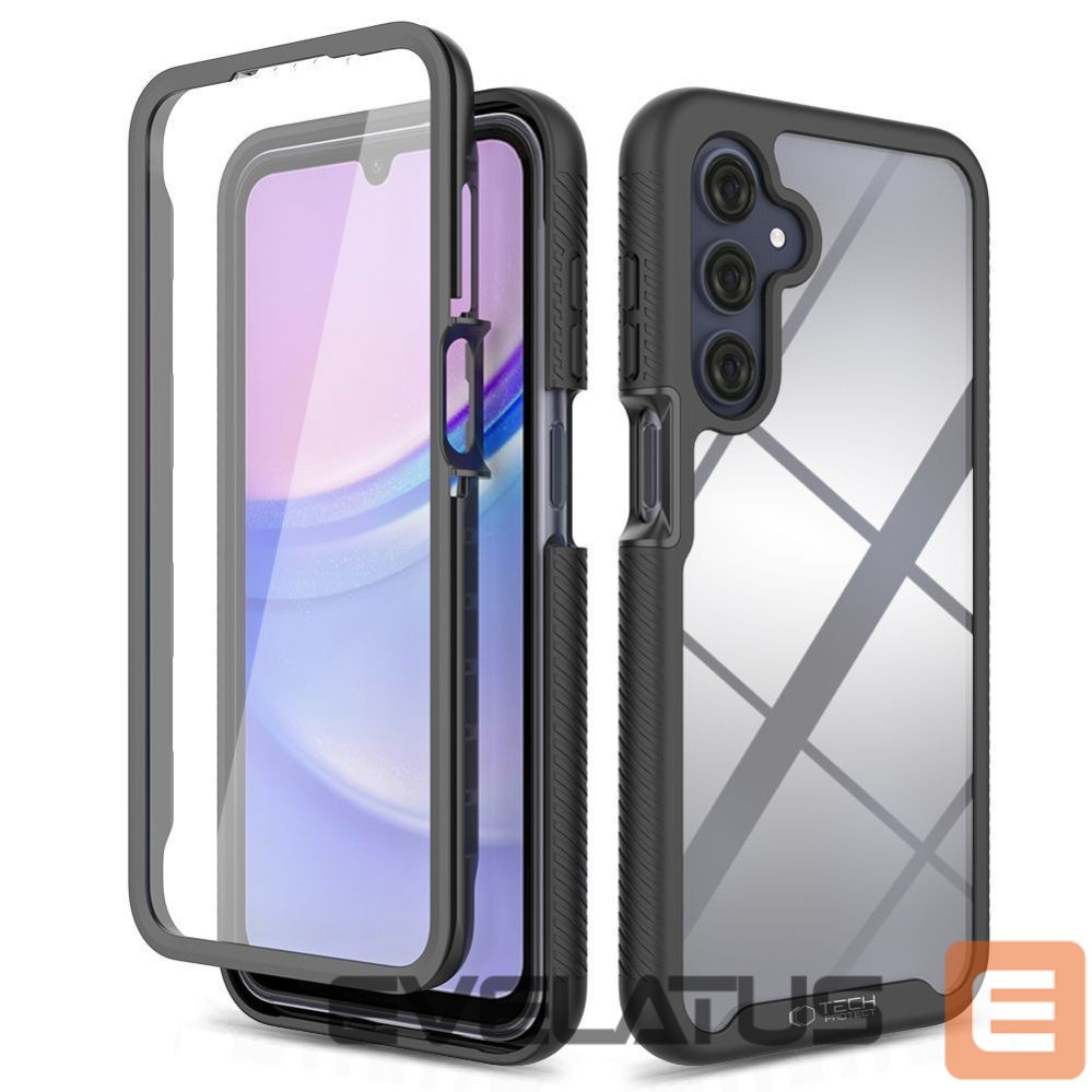 Back panel cover Tech-Protect Tech-Protect Defense360 Case for Samsung Galaxy A16 4G / 5G - Black