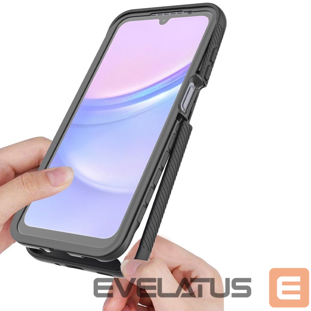 Back panel cover Tech-Protect Tech-Protect Defense360 Case for Samsung Galaxy A16 4G / 5G - Black