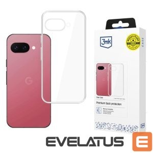 Back panel cover 3MK  3mk Clear Case for Google Pixel 9A - Transparent 