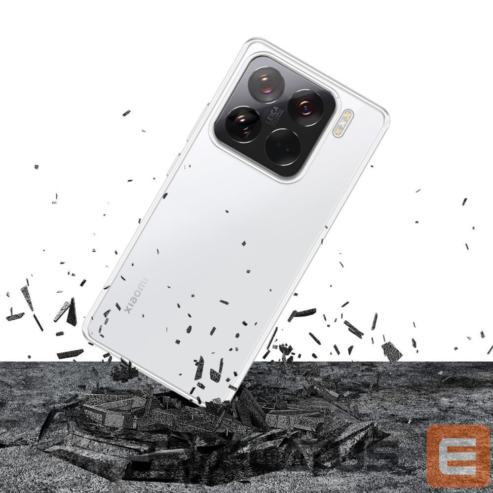 Back panel cover 3MK 3mk Clear Case for Xiaomi 15 - transparent