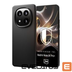 Back panel cover 3MK  3mk Matt Case for Xiaomi Redmi Note 14 Pro+ - black 