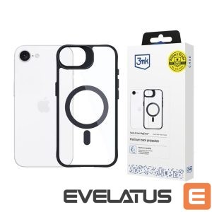 Back panel cover 3MK  3mk Satin Armor MagCase for Apple iPhone 16e / SE 4 - Transparent 