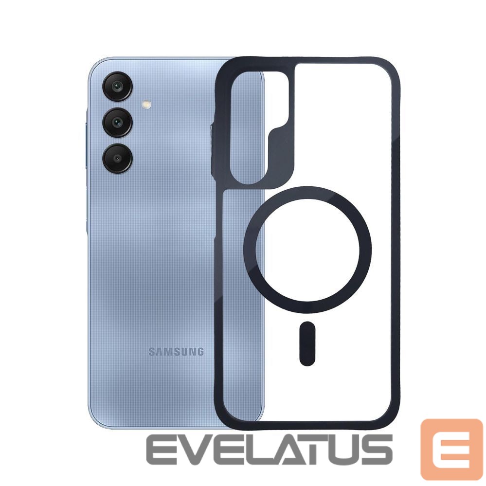 Back panel cover 3MK 3mk Satin Armor MagCase for Samsung Galaxy A25 5G - Transparent
