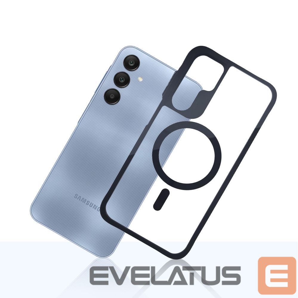 Back panel cover 3MK 3mk Satin Armor MagCase for Samsung Galaxy A25 5G - Transparent