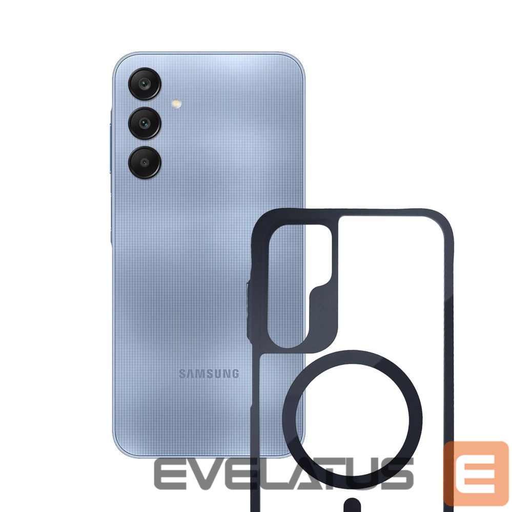 Back panel cover 3MK 3mk Satin Armor MagCase for Samsung Galaxy A25 5G - Transparent