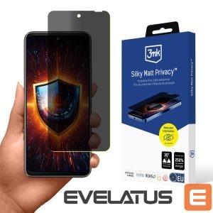Protective glass 3MK  3mk Silky Matt Privacy  matte privacy screen protector for HTC U23 Pro 