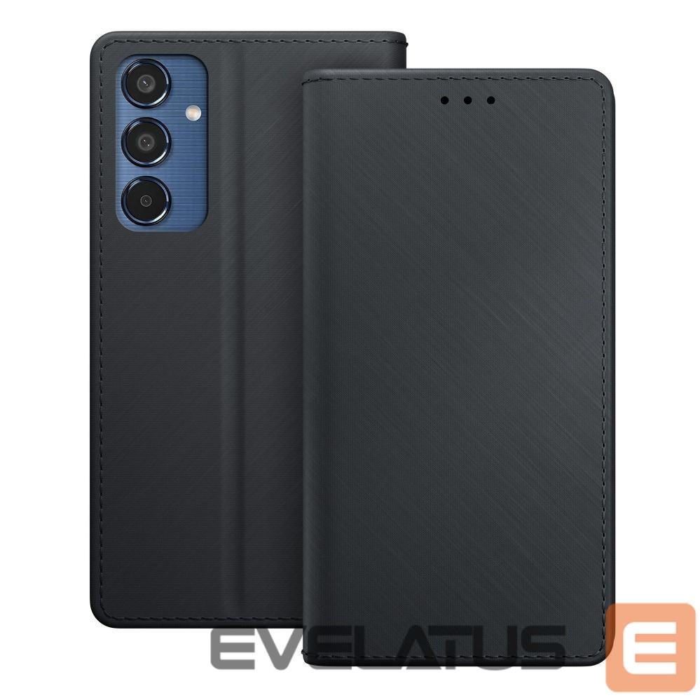 Back panel cover 3MK 3mk Wallet Case for Samsung Galaxy M35 - Black