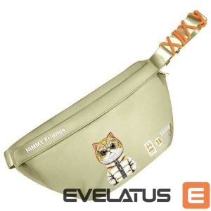 Back panel cover Nimmy  Nimmy Crossbody Cool&Cute 2.0 Cat Shoulder Bag - Green 